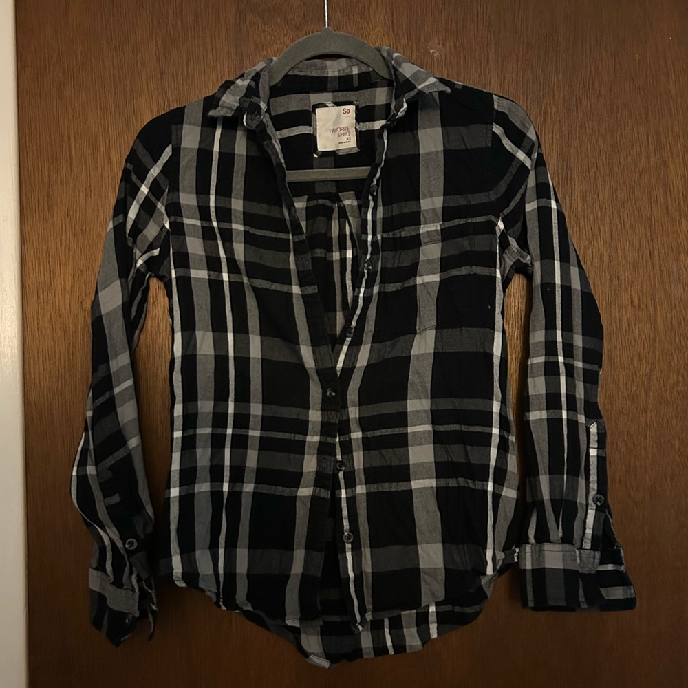 SO Black and Gray Flannel